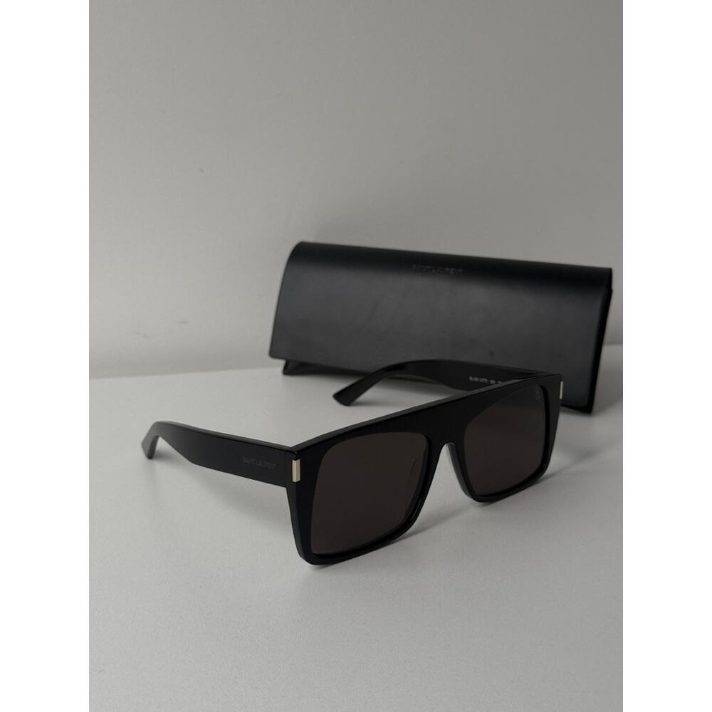 NEW Saint Laurent SL651 Vitti Oversized Sunglasses in Black - Picture 3 of 7